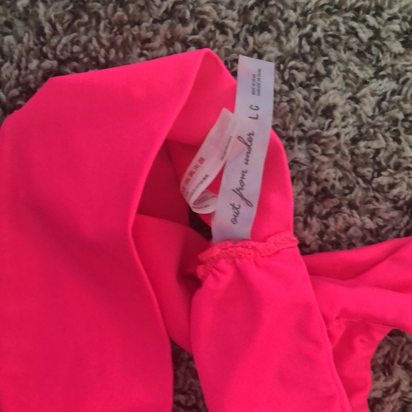 Pink Wrap Ribbon Bra Swim Top - Picture 8 of 9